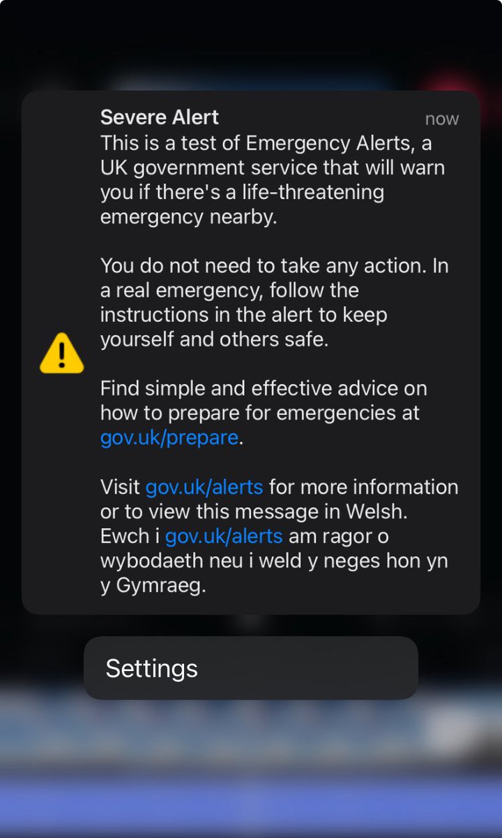 KieraDiss's tweet image. DID EVERYONE JUST GET THE “TEST ALERT”?

I don’t like this one bit.