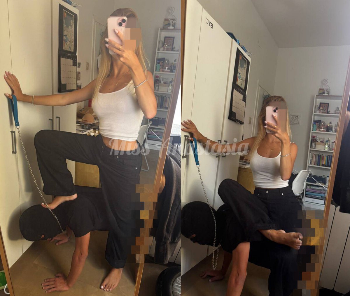 rtsub01's tweet photo. In a world of her own making, Mistress Anastasia rules with grace and might, as Fido offers his complete allegiance at her boots, a striking symbol of their deep power exchange! #MistressAndSlave #AbsoluteAuthority #DevotedSlave
@shiningbqueen
@fidomi_001 https://t.co/b7y8C7LVOa