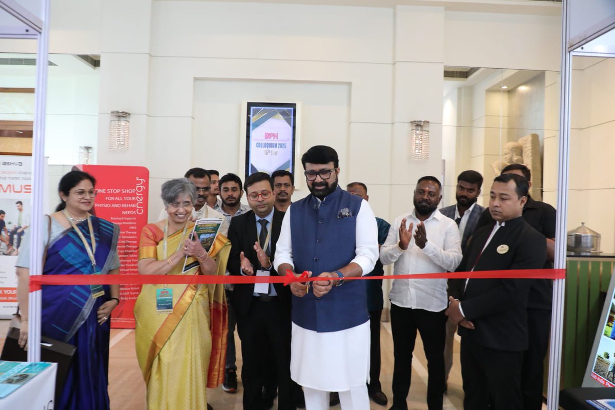 mlanaharis's tweet photo. Glad to have participated in BPN Colloquium 2025 on #WorldPhysioDay at Hotel ITC Gardenia, Bengaluru.
A wonderful platform celebrating the 15th Annual National Level Physiotherapists Event with inspiring sessions &amp; experts. https://t.co/C8YD5h4JSm