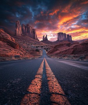 The astonishing landscape of Arizona.