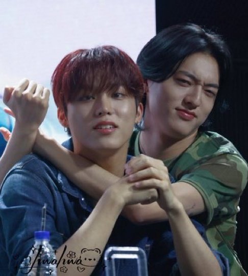 See, I told you, Haruto is the DOMINANT.. Do you see this photo? Yes, this is HAJEONGWOO!!