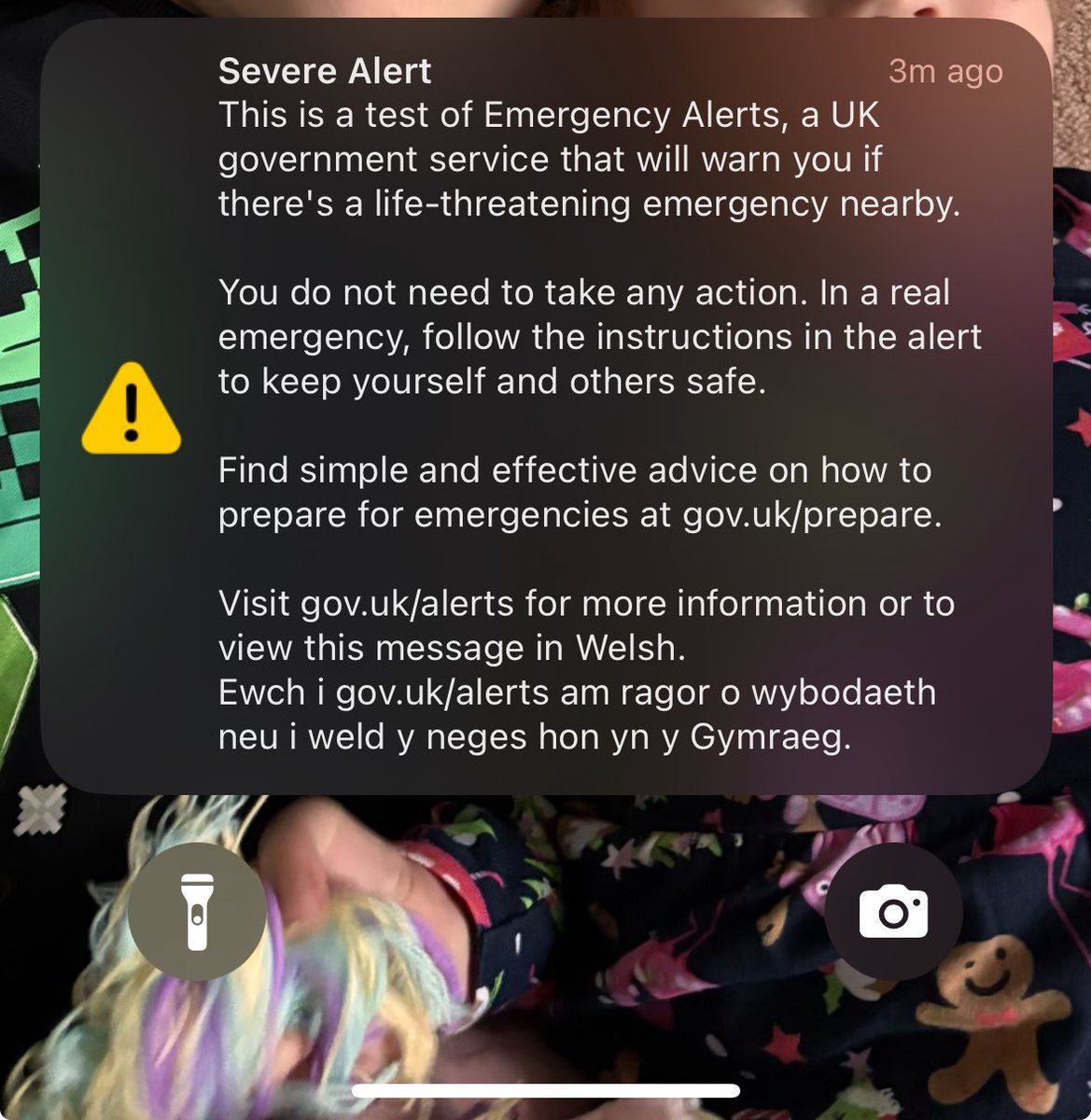 That security alert was so loud! Completely forgot about it! #UKalert