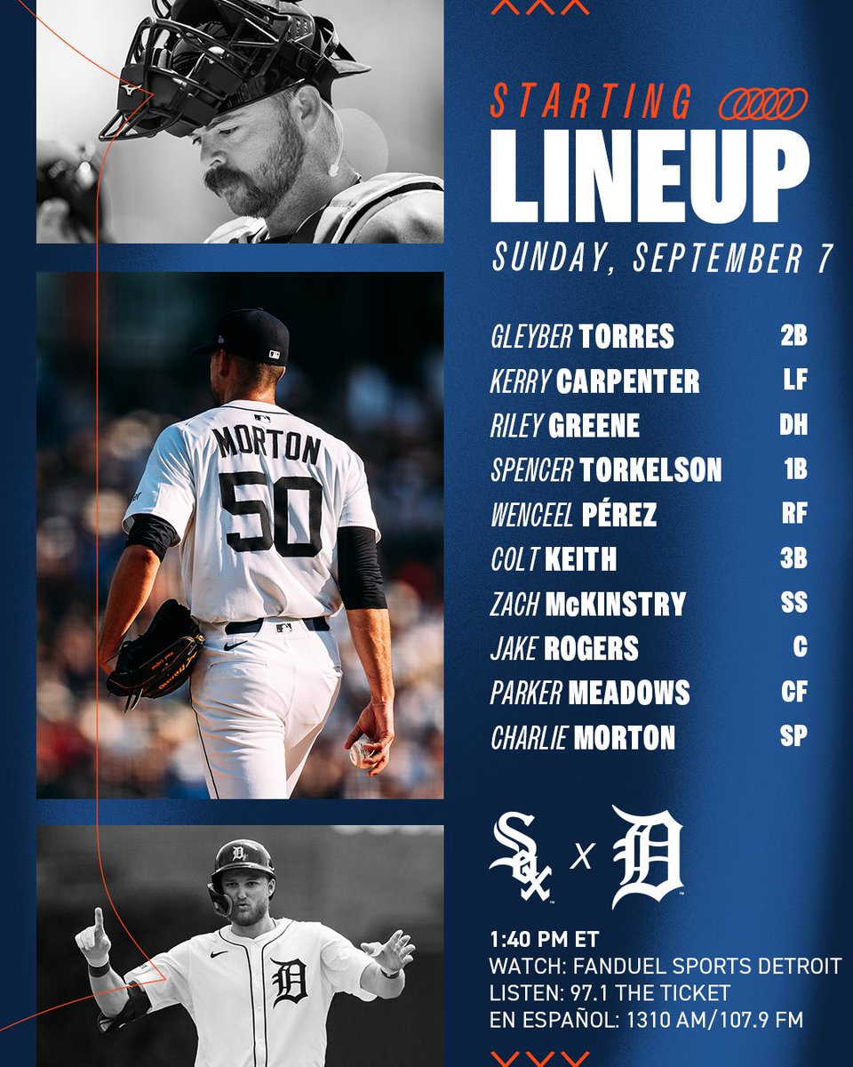 Detroit Tigers (@tigers) on Twitter photo today's plans:
tigers game @ 1:40
lions game @ 4:25 today's plans:
tigers game @ 1:40
lions game @ 4:25