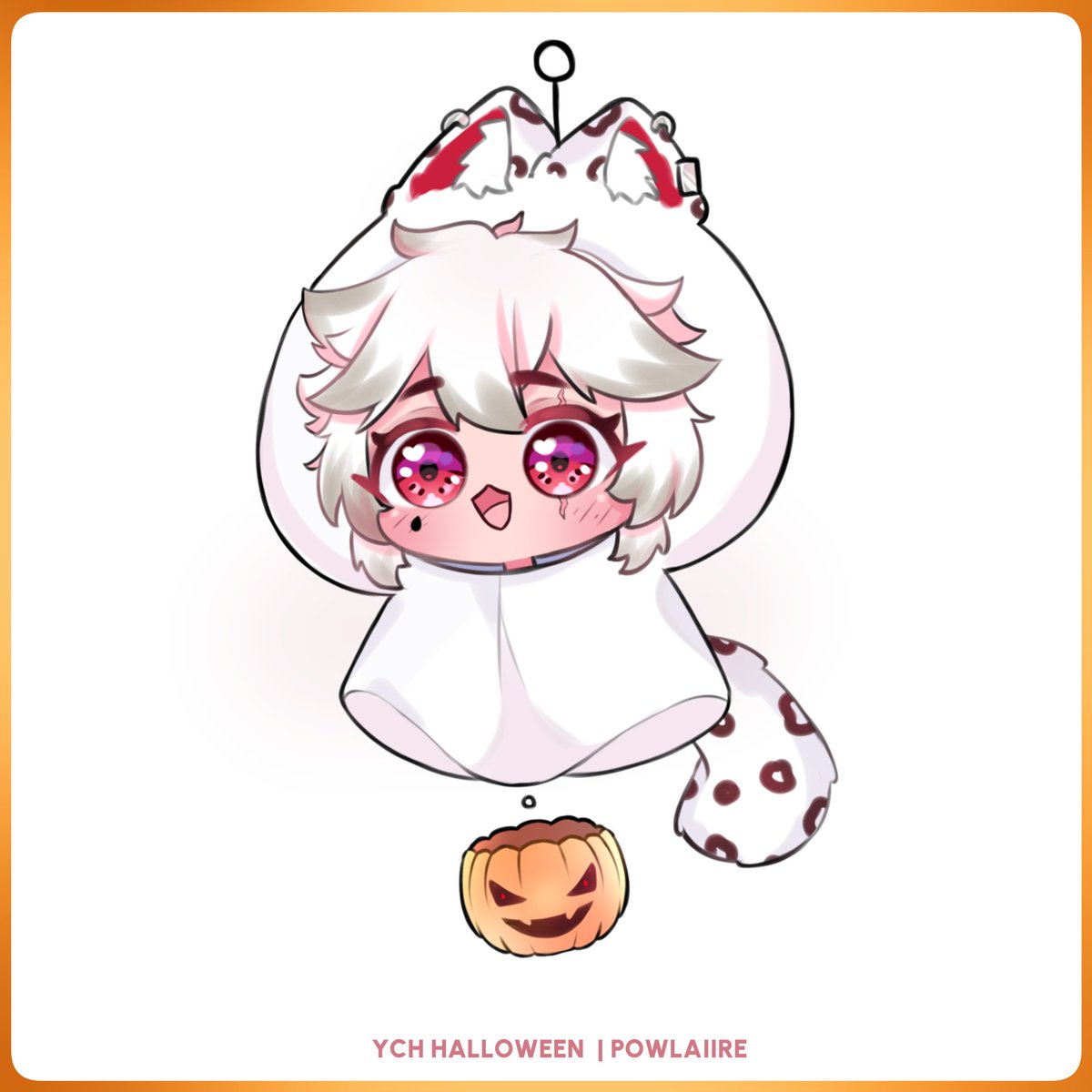 PowlaiireOFF's tweet photo. @j0vartichau Je fais pas mal de petit truc entre 10 et 15€ comme des emotes via des bases pour ceux qui ont pas trop de budget, un ych halloween sympathique avec l'option merchs ! https://t.co/j8HcrYKGRM