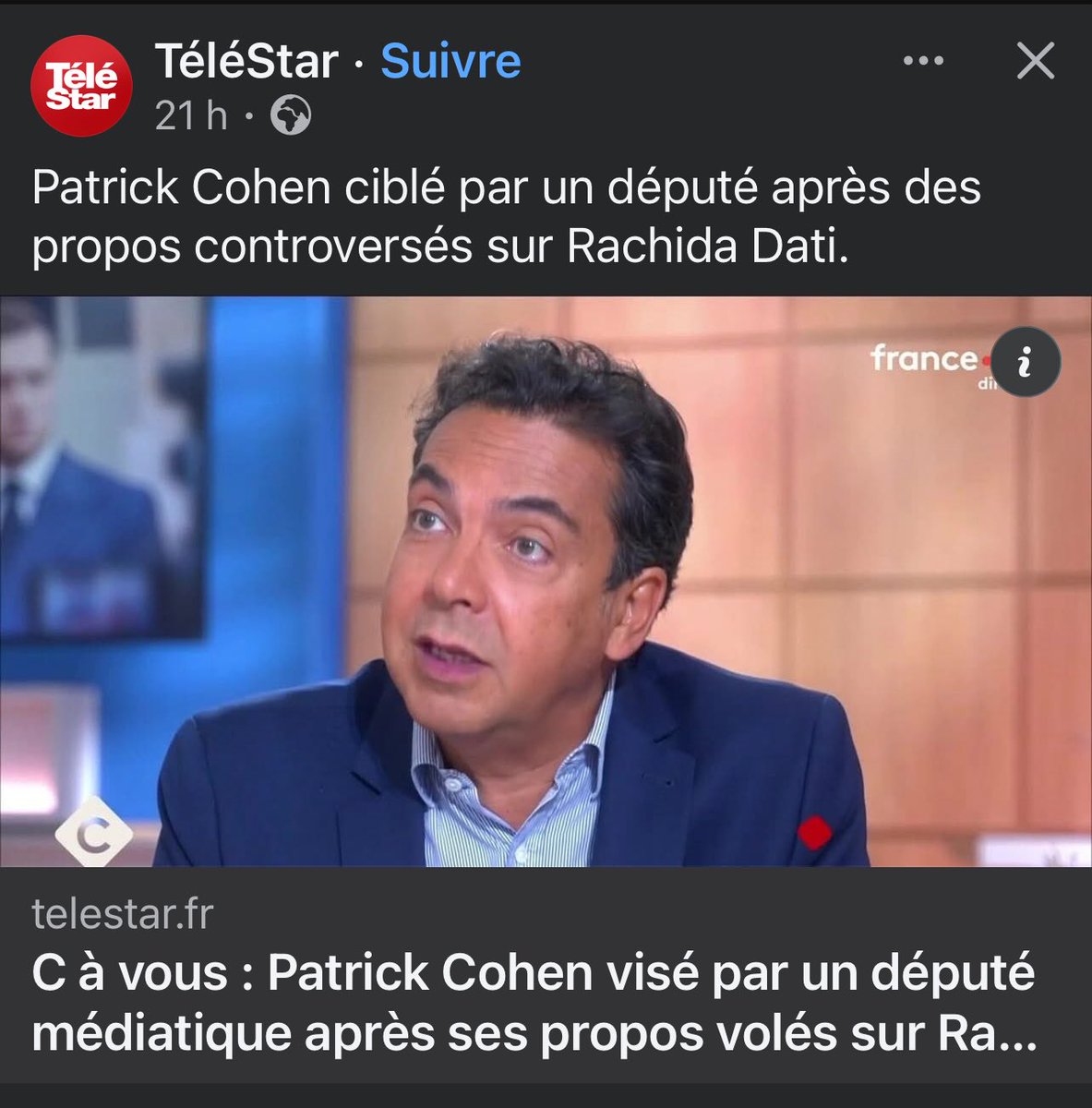 📢🚨Je refais les titres : Patrick Cohen utilise France TV a des fins politiques en faveur du PS 🌹