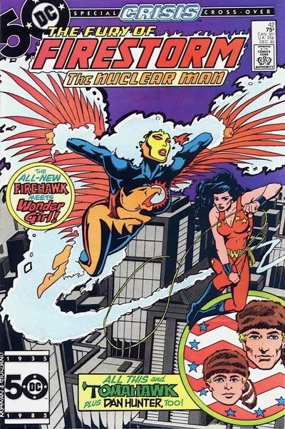 This week in Crisis History: Firestorm #42 with Firehawk and Wonder Girl meeting with Tomahawk and Dan Hunter in August 1776. We discuss this issue briefly in Tape #007 - The New Teen Titans #themonitortapes #coie #crisisoninfiniteearths
