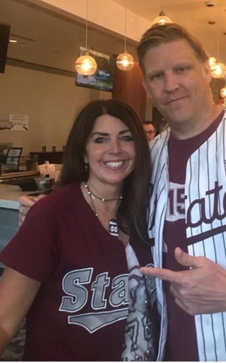 stephswede86's tweet photo. I can’t speak for the rest of the world, but I do know these two are damn happy today!!! 
Hail State! https://t.co/IrqRDjsdxV