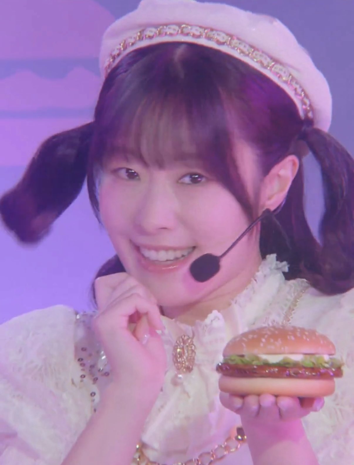 こりん様 扇子 多幸扇60間 花凛 3036 白・ピンク | 保赤軒