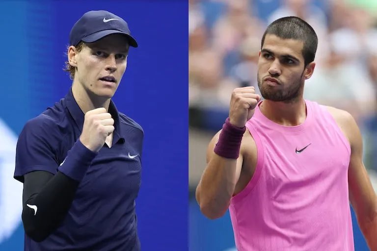Varias cosas sobre la final Alcaraz-Sinner:

-Jannik no entrenó ayer por precaución.

Después de las molestias en el abdominal, prefirió no forzar para estar lo mejor preparado para hoy. Le puede afectar al servicio si no está al 100%.

-Puede que se juegue con techo cerrado.