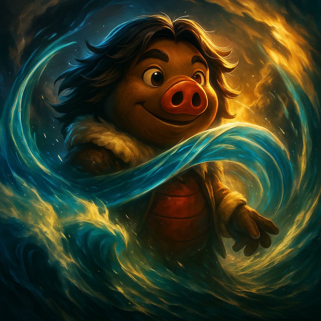 OinkSui's tweet photo. They thought he was just a meme… until he bent SUI! 🐽 https://t.co/ZMSWeUAAtW