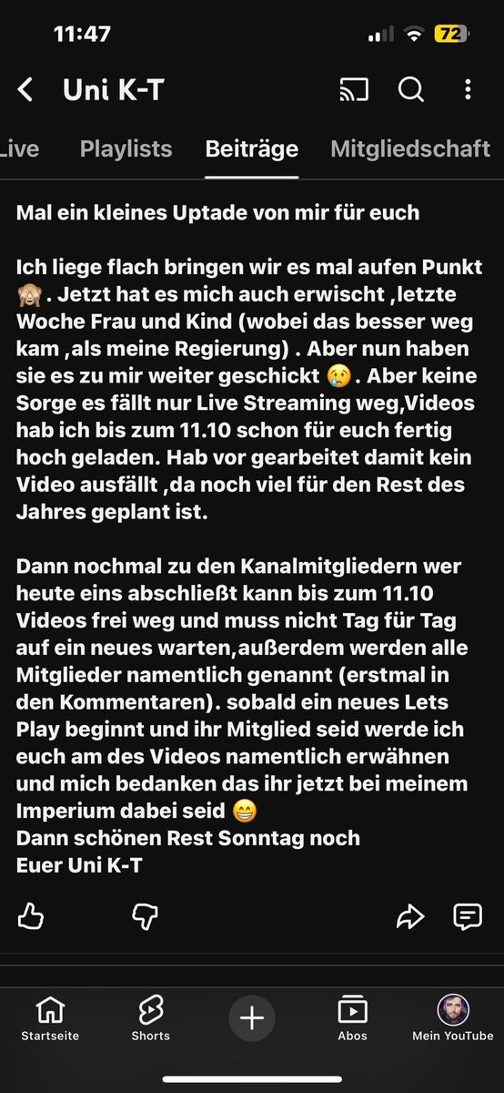 youtube.com/@ktv1408?si=oE… 
Schönen Rest Sonntag euch