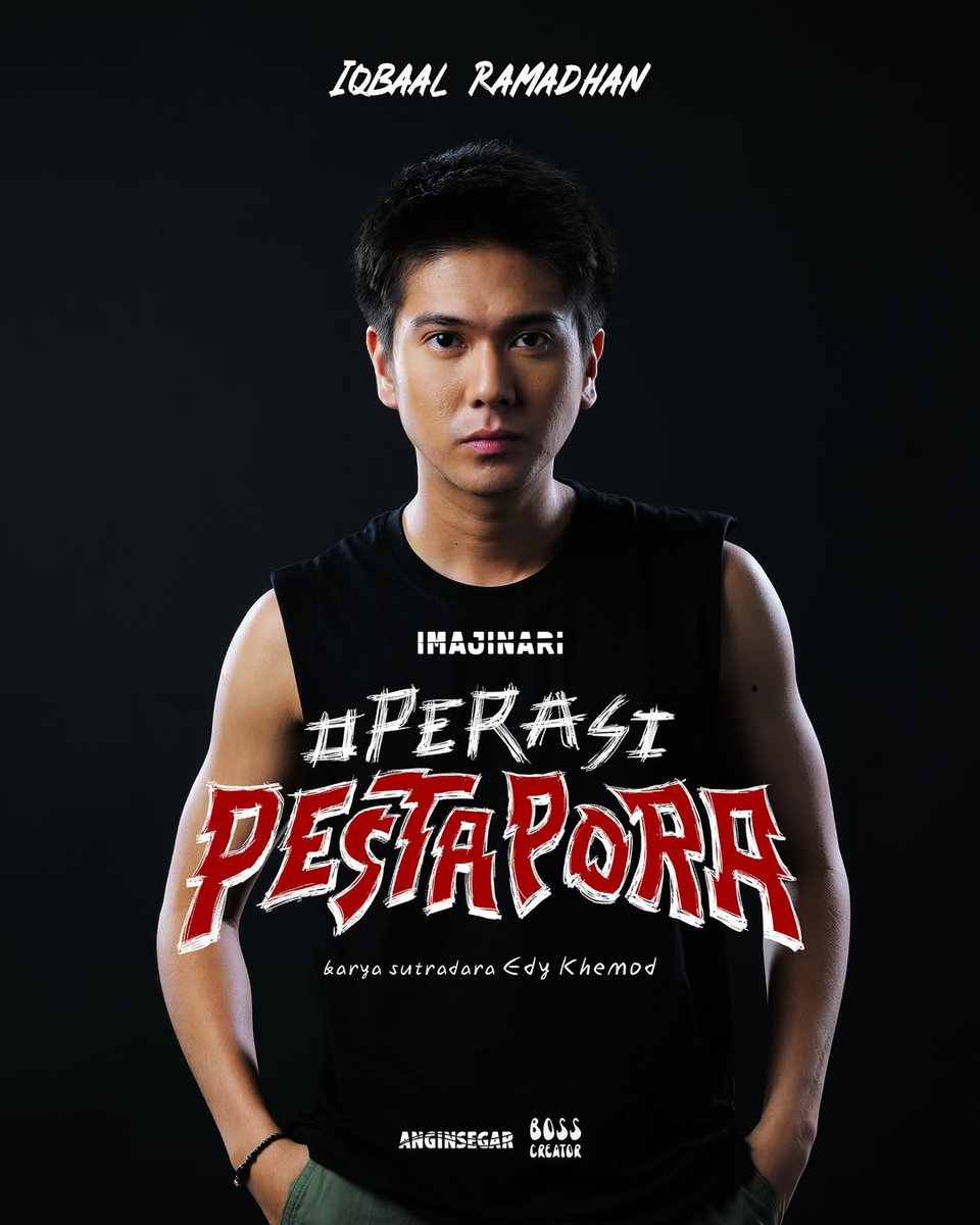 HabisNontonFilm's tweet photo. OPERASI PESTA PORA

Iqbaal jadi pemimpin gerombolan copet konser. Ide ceritanya dari sutradara Edy Khemod, drummer Seringai.

Tayang di bioskop 2026. https://t.co/6JaLhH9bUN