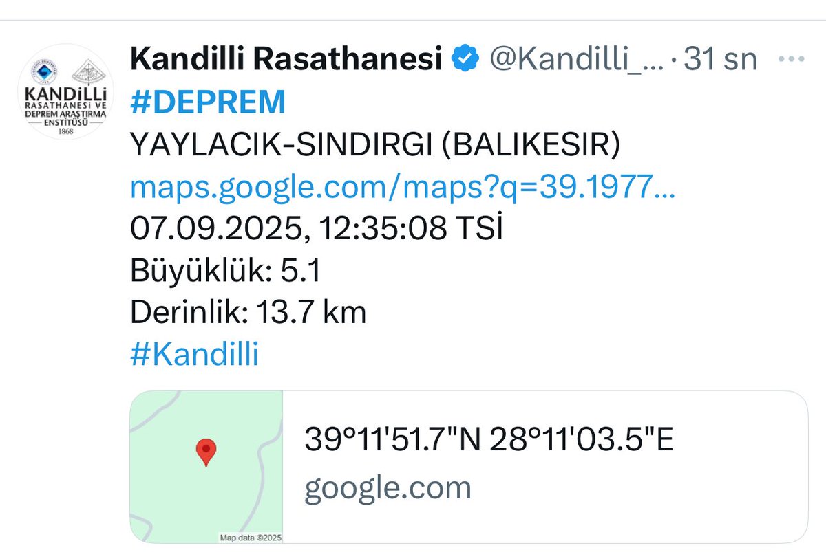 Manisa Derin etkili kısa süreli elektrik çarpması gibiydi #deprem