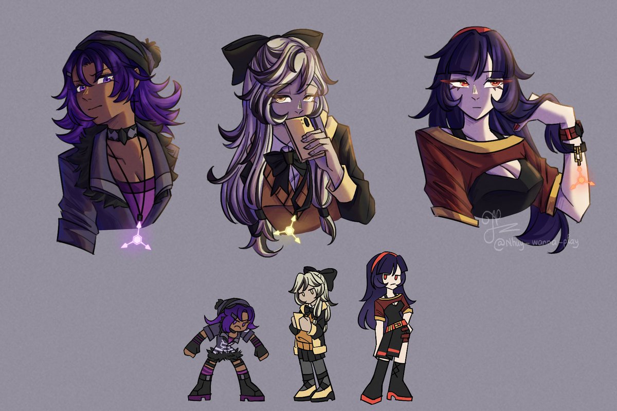 Nhuy_wanna_play's tweet photo. 💜💛❤️
#murderdrones https://t.co/F7walH9UC3