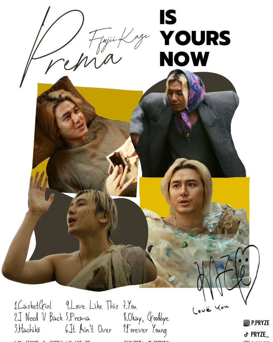 'Prema' Third Album of Fujii Kaze is yours now!

ลงแต่อจ.ลืมลงในนี้ 5555
#藤井風 #FujiiKaze #Prema