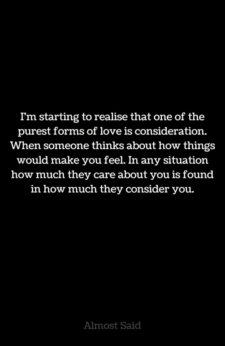 Love listens. Love considers.