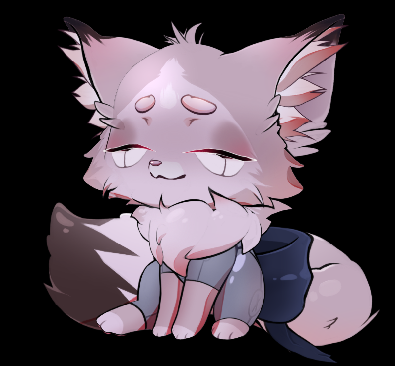 Lookin' cute my Mechamander 💗👀

Chat mascot live2d next week!

Art &amp; Rig: <a href="/UMBRILOW/">UMBRI ⊹･｡ live2D artist</a>