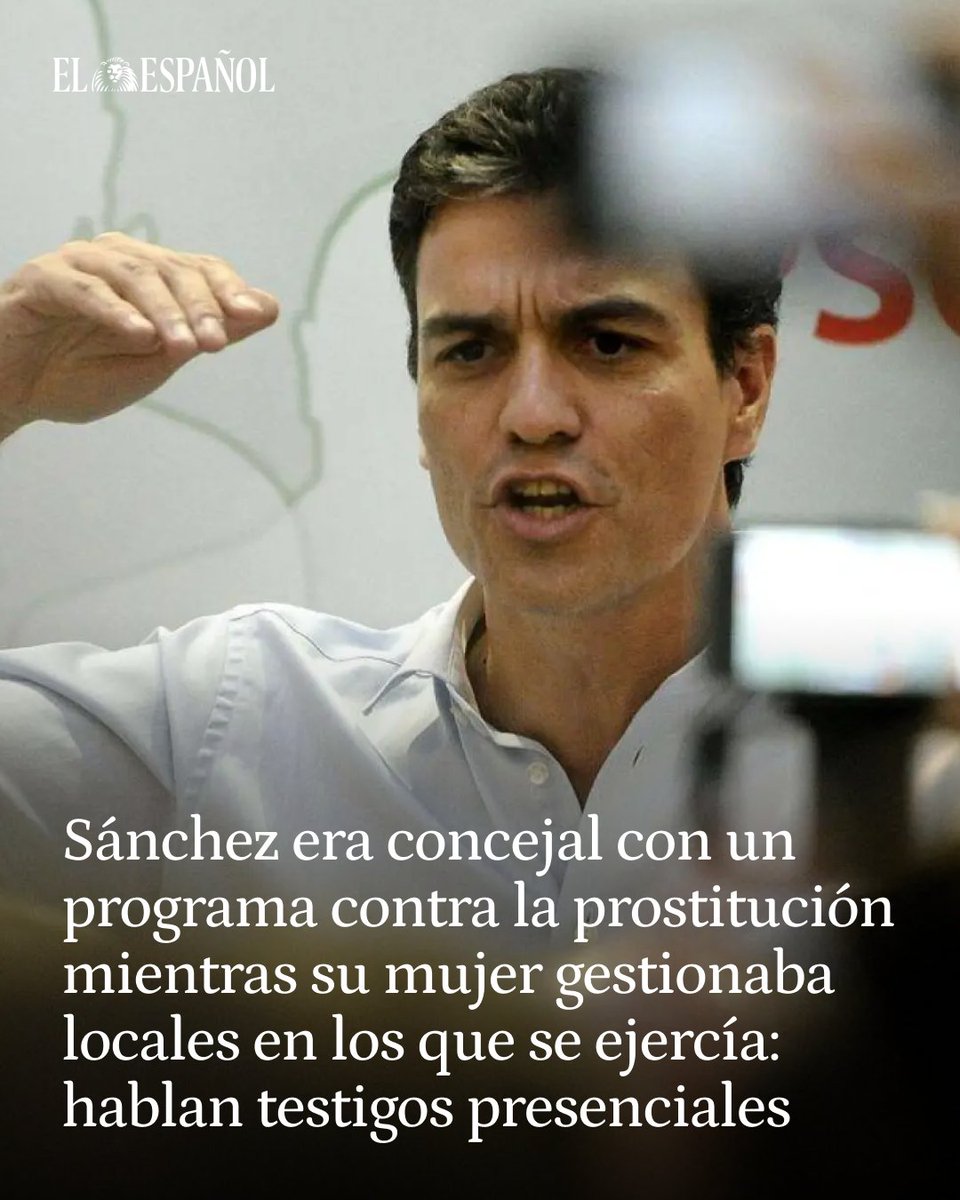 🔴 #EXCLUSIVA | Sánchez era concejal con un programa contra la prostitución mientras su mujer gestionaba locales en los que se ejercía: hablan testigos presenciales

✍️ Por <a href="/JorgeCalabres/">Jorge Calabrés</a> 
📲 La exclusiva completa: dozz.es/7z2q2