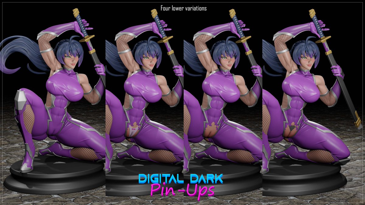 Igawa Asagi❤️ Model in girl and futa versions available in our store: cults3d.com/en/users/digit…