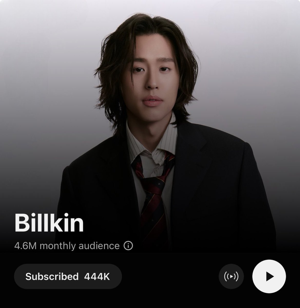 เพิ่งรู้ว่ายอดผู้ฟังรายเดือนของบิวกิ้นใน YouTube Music คือ 4.6 ล้าน และยอด subscribed 4 แสนกว่า 

โคตรจะเริ่ดเลยอะะะะะ 🔥

#bbillkin