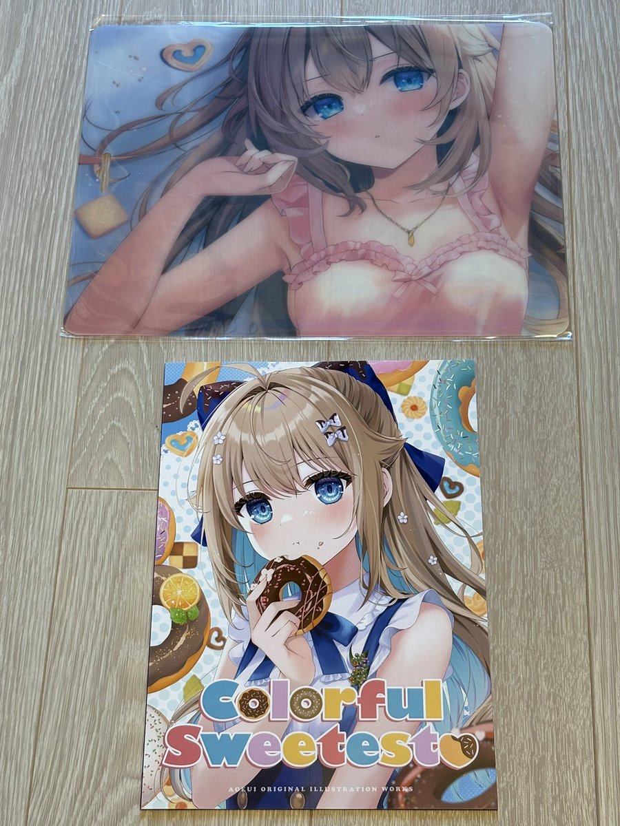 ういさん<a href="/AoeUiNFT/">AOEUI(うい)💙Crypto Blue NFT</a> の新刊お迎え。
ついでにくじ引いたら例のまな板が当たって爆笑でした🤣
しかし零ちゃんは可愛いっすなぁ😻
#コミティア153