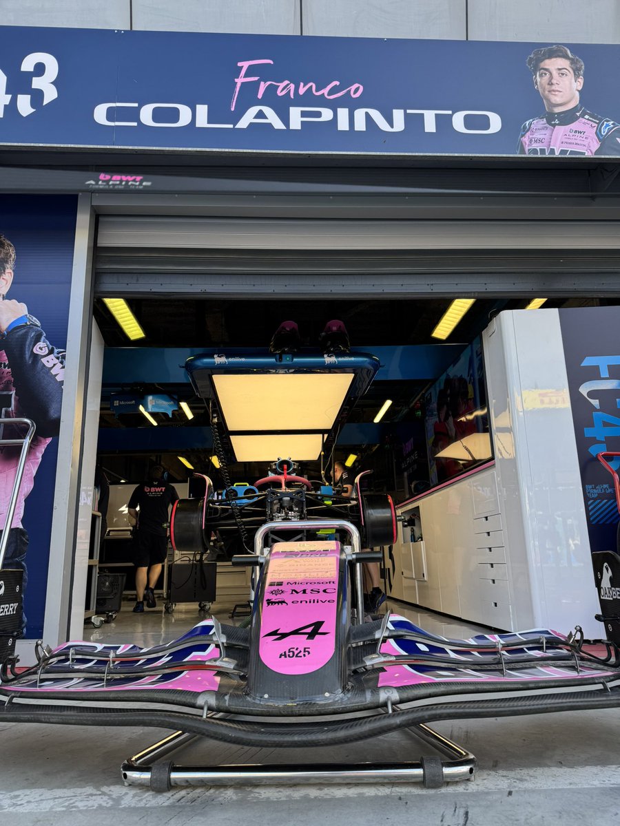 Se prepara el 43 

#Colapinto #F1 #ItalianGP