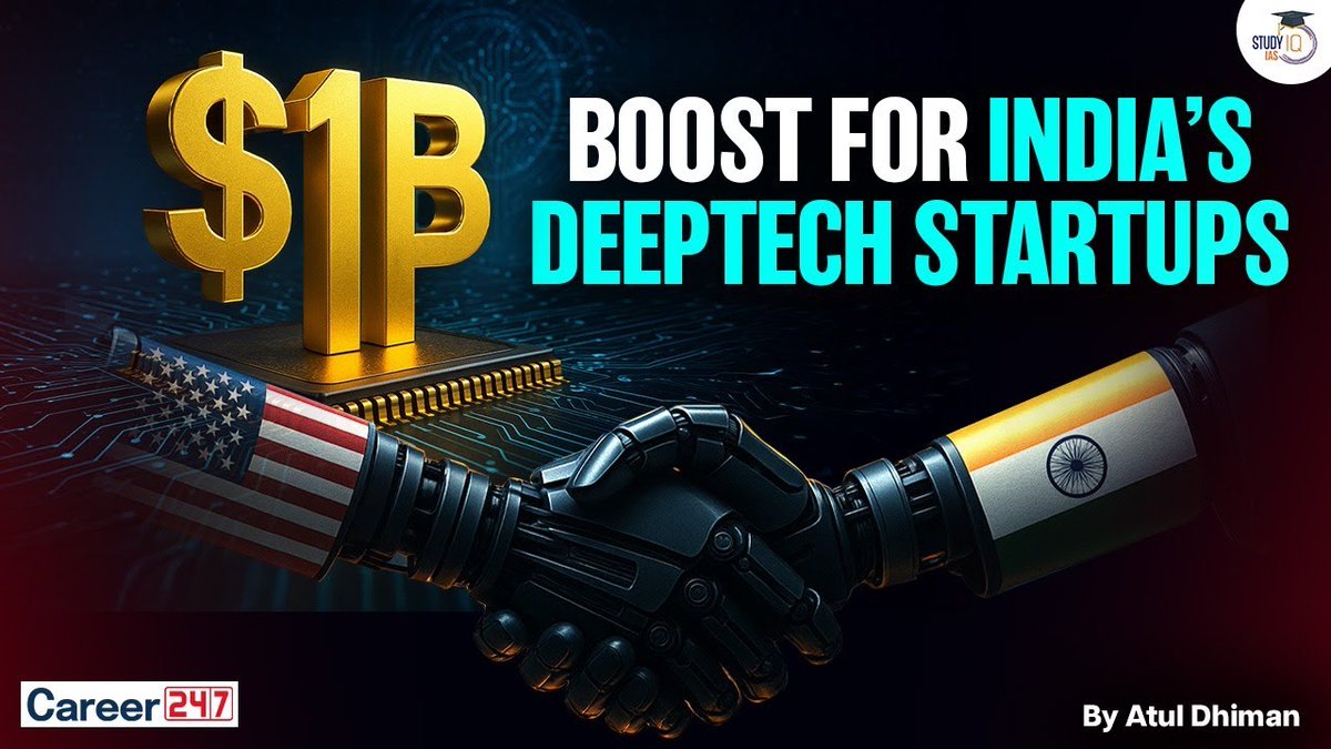 IndianInfoGuid's tweet image. 🚨Indian deeptech funding to cross $5 billion mark over next 5 years