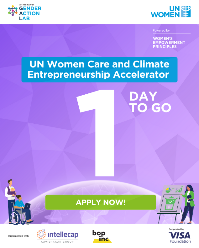 unwomenasia's tweet photo. ⏳ Apply to the UN Women Care and Climate Entrepreneurship Accelerator — a one-of-a-kind opportunity for enterprises in South and Southeast Asia operating in the care economy or climate action.
📥 Learn more: https://t.co/86NuO6t8DS
#InclusiveEntrepreneurship #genderactionlab https://t.co/tZPXIwo0LD