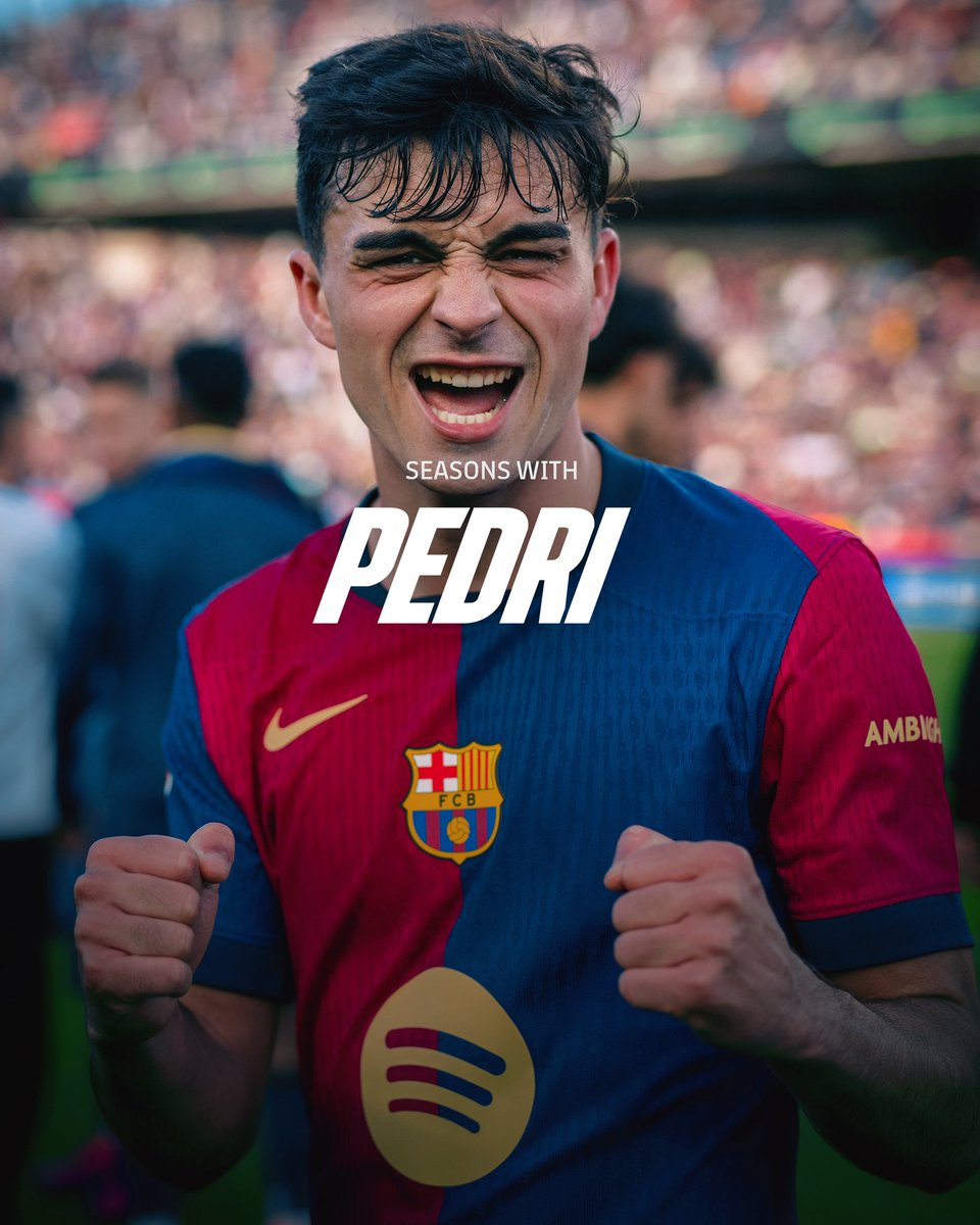 The 6th season enjoying Pedri’s magic! ✨⬇️