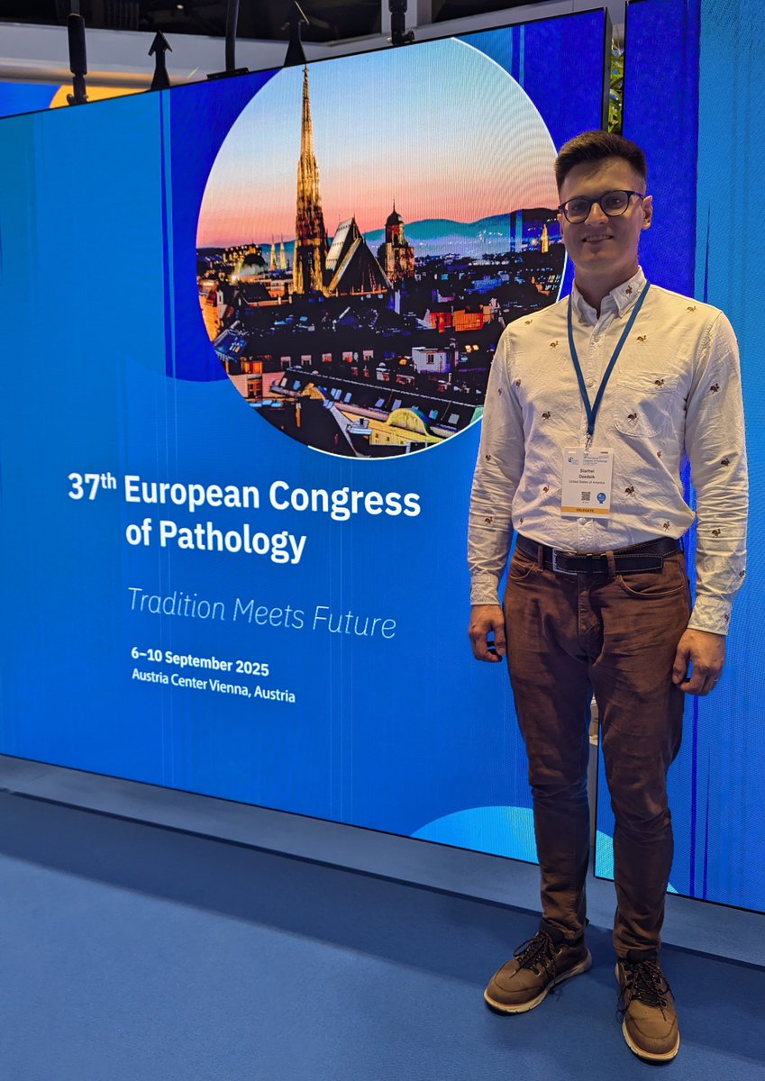 SDzedzik's tweet image. Kicking off an exciting learning experience at European Congress of Pathology!

#espcongress #ecp2025 #pathology