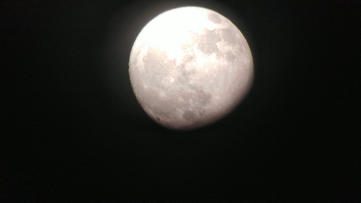 小学生の宿題で,,,
月を見る👍
望遠鏡で見る月は綺麗だなぁ～
兎は見れんけど(笑)