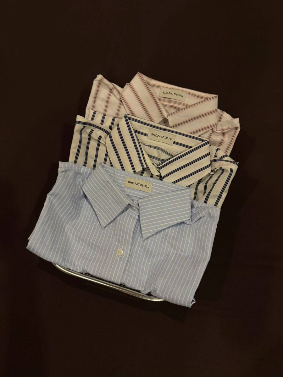 basic stripe shirt
s.shopee.co.id/9zmbfmkETQ?sha…

kemeja yang pastinya bakalan kepake, apalagi cocok buat kuliah/kerja &amp; udah ada 3 variasi dgn jenis handfeel material
