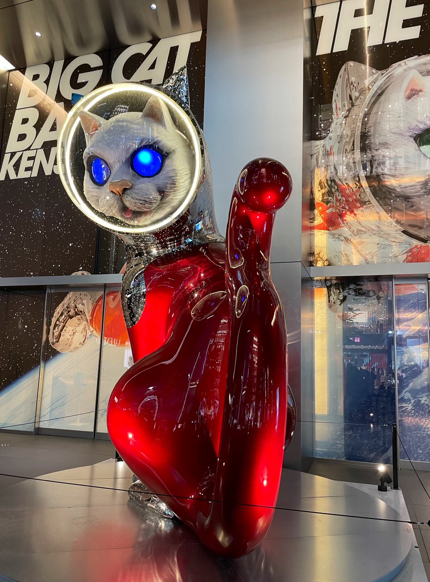 GINZA SIXで昨年4月にスタートしたヤノベケンジさんの「BIG CAT BANG