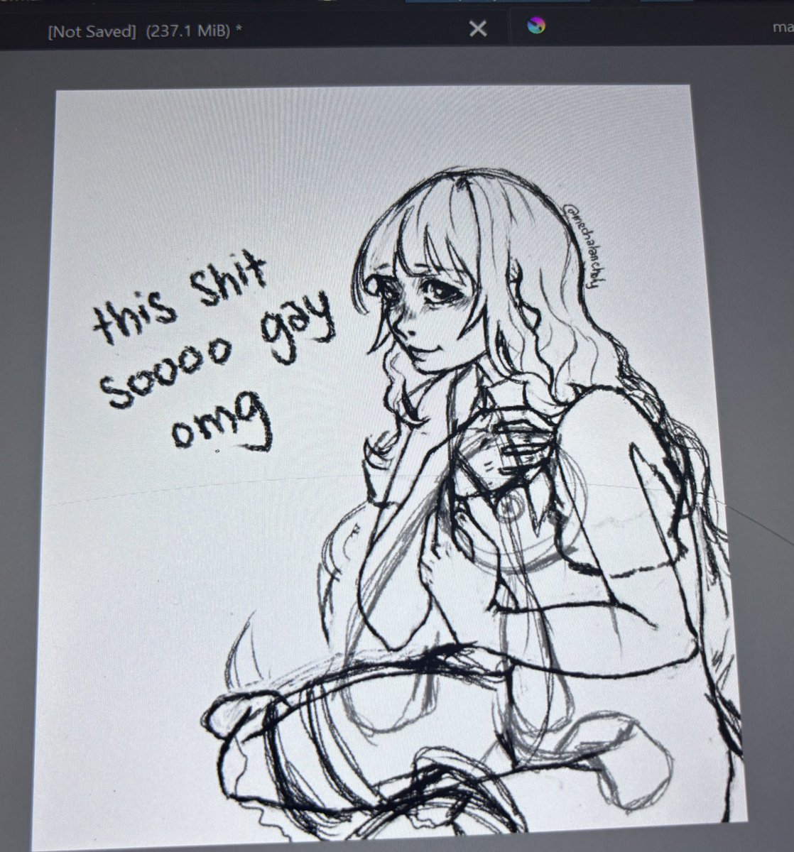 im doomed im gonna snap i designed a whole cute little outfit dor her but her bunny hides the cutesy part. im doomed 
wait Hello Tweeter my 2nd twet ever ..
#vocaloidtwt #VOCALOID #digitalart 
#mayu