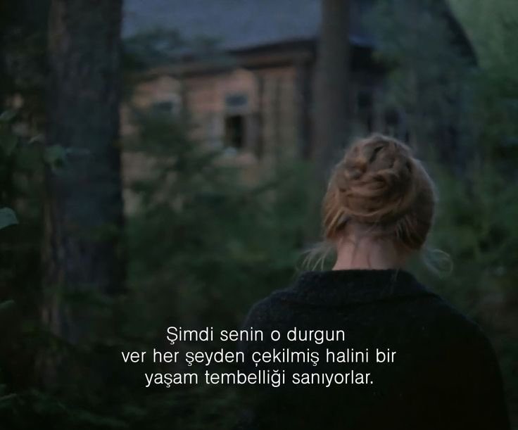 Şimdi benim o yaşam tembelliğimi  durgun ve her şeyden çekilmiş hâlim sanıyorlar.