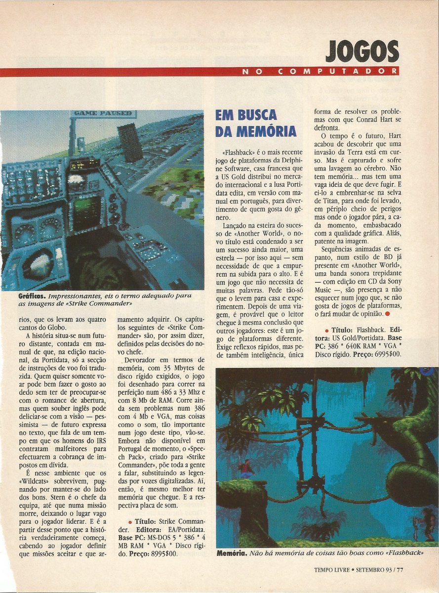 1993 foi um ano inesquecível, recheado de grandes títulos para o PC-DOS. O simulador de combate Star Wars: X-Wing foi, para mim, o jogo mais marcante daquele ano (até chegar o DOOM uns meses mais tarde)... 😁
Ler mais em: planetamsdos.blogspot.com/2025/09/recort…