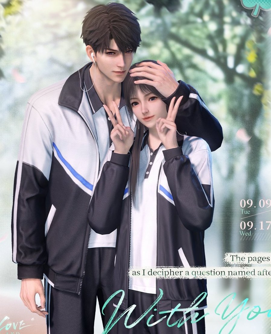 Littletail_ly's tweet photo. oblivious MC thinking that they're just taking some cute pics but oh that possessive look and pose of her gege... https://t.co/29Req0X0zQ