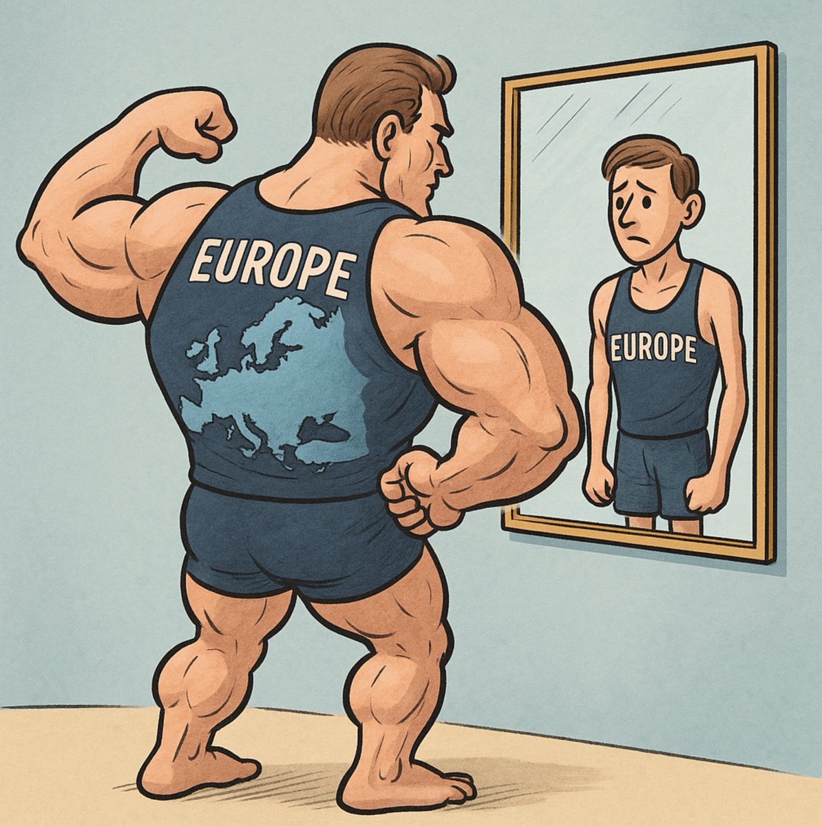 Microinteracti1's tweet image. Both Trump and Putin fear the idea of a European army. Why? Because it would instantly transform Europe into the most powerful political and military bloc on the planet.
Together, Europe’s economies already surpass the United States and Russia. With a unified defense force, it…