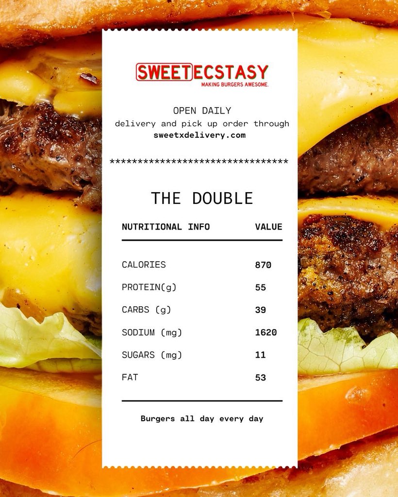 SweetXManila's tweet photo. Double the patties means double the protein and double the fun https://t.co/mjzUlsFHR2