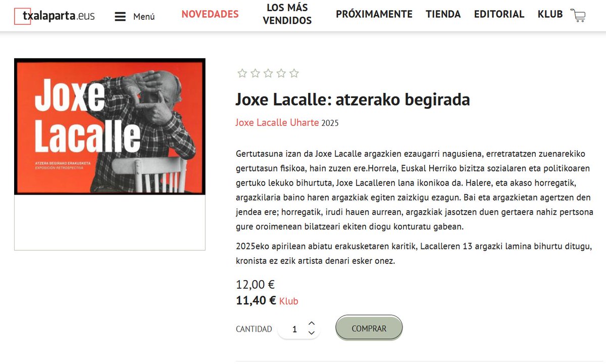 jcdag_info's tweet photo. Joxe Lacalle Huarteren atzera begirako erakusketako 13 postal atera ditugu farmazia beltza argitaletxearen laguntzaz.
https://t.co/g24mierLm7 https://t.co/zCBkKcxbRz