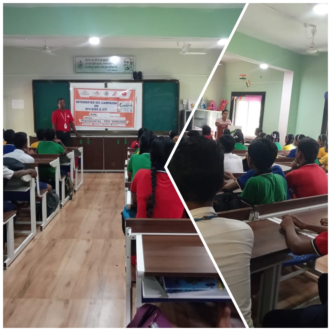 odishasacs's tweet image. Intensified IEC Campaign on HIV/AIDS &amp;amp; STI organised at Dhiapadhala High School, Bhanjanagar, Ganjam, creating awareness among students for a healthier tomorrow.
#IndiaFightsHIV #IECcampaign #StopHIV #YouthAwareness