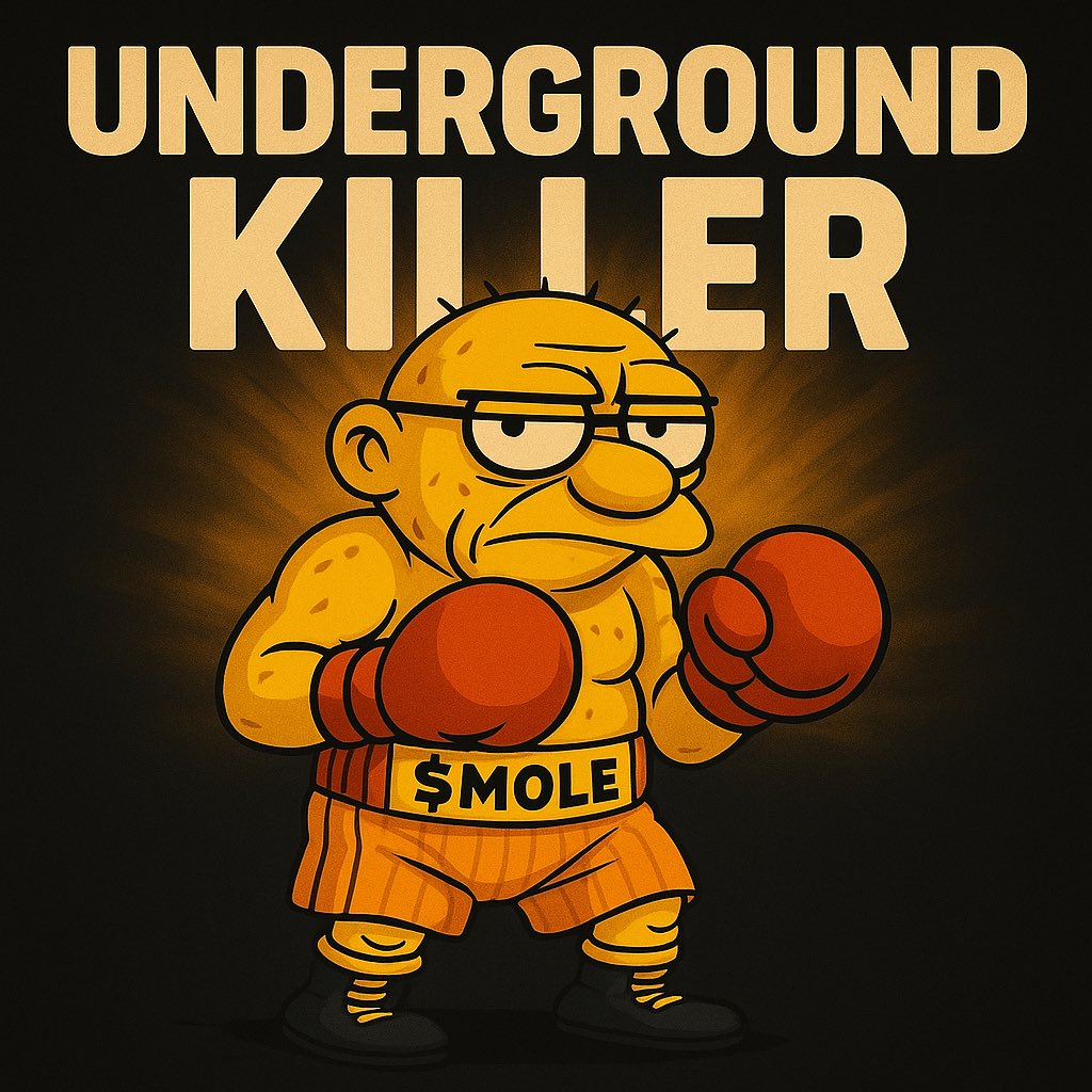 Molemantopo's tweet photo. 💥 They laughed at SHIB.
🐸 They ignored PEPE.
🕳️ But nothing can stop what’s coming from underground…

$MOLE is not barking.
$MOLE is not croaking.
$MOLE is digging.
When it surfaces… the game changes.
⚡ Join ,before it’s too late #MoleArmy #MOLE #Solana #Crypto #MemeCoin #UndergroundKiller #Bullish #Next100x