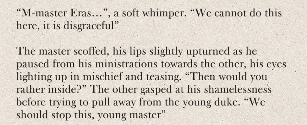 kim โห๊ฉ๏ฝก๐เง (@jjongitswrites) on Twitter photo Does anyone want to see a SCANDALOUS #heejake au where the duke is head over heels for oneโs butler (extra ๐ถ๏ธ๐)?
Catch this piece in the Fundraising AU Drive for HeeJake. Exclusive only for #RAMYEONZFlorilegium by <a href="/luckyeonzlocker/">LUCKMYEONZ</a> ๐
See you all there!! ๐คช๐ซฐ Does anyone want to see a SCANDALOUS #heejake au where the duke is head over heels for oneโs butler (extra ๐ถ๏ธ๐)?
Catch this piece in the Fundraising AU Drive for HeeJake. Exclusive only for #RAMYEONZFlorilegium by <a href="/luckyeonzlocker/">LUCKMYEONZ</a> ๐
See you all there!! ๐คช๐ซฐ