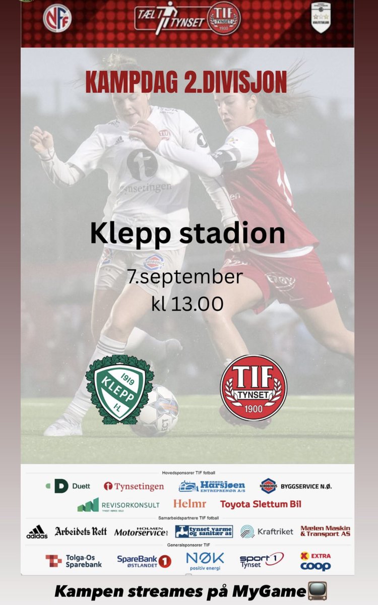 Tynset Damefotball tweet media