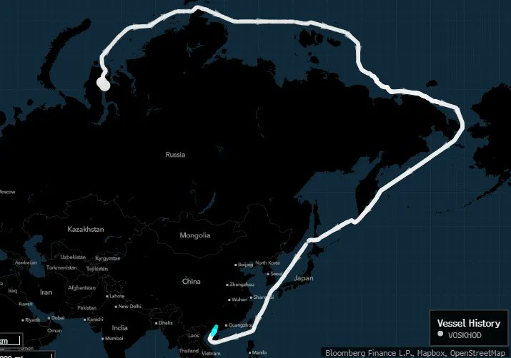 Frank_Stones's tweet image. A new🇷🇺Russian Arctic LNG-2 tanker landed in the🇨🇳Chinese l Beihai import terminal transporting🇺🇲🇪🇺 Western-sanctioned LNG produced at the Arctic plant, a symbol of the growing energy partnership between Russia and China.