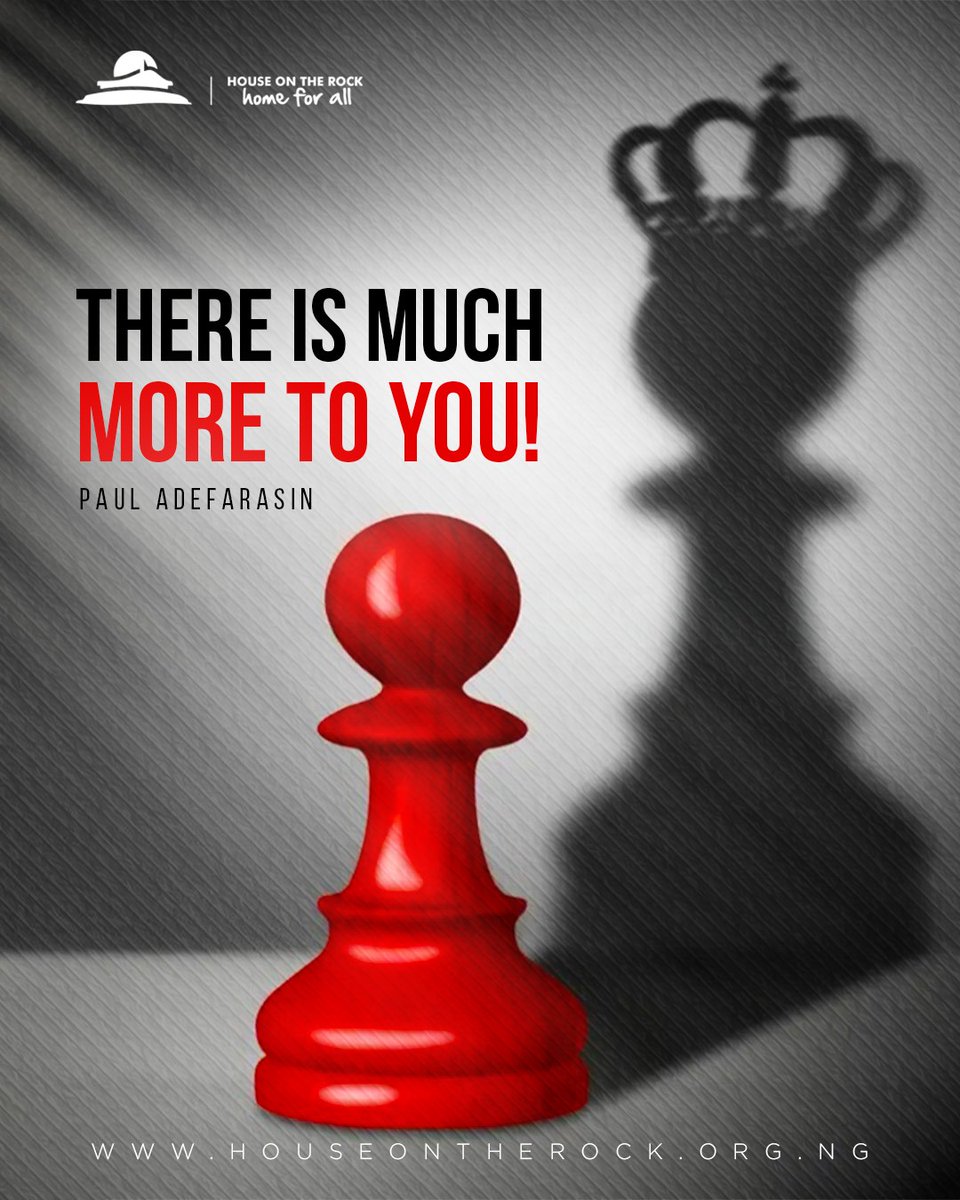 God lives in the realm of the impossible. Things that are impossible with men are possible with God.

There is much more to you!

- <a href="/pauladefarasin/">Paul Adefarasin</a> 

#HOTRService
#HOTROnline
#HouseOnTheRock
#SundayService