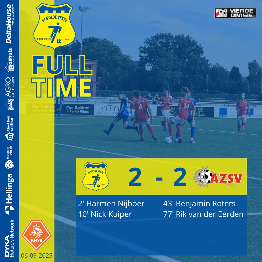 💛💙vv d' Olde Veste '54💙💛 tweet media