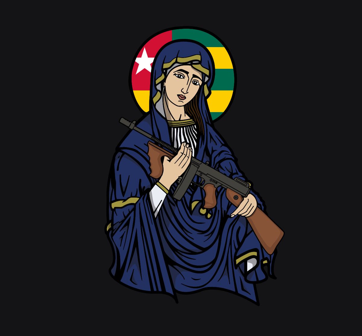 juujuumama's tweet photo. i got schmaint’d by @schmrypto

saint tommy of atakpamé 

na naija i dey hail steady, but today i wan hail my TOGO family 🇹🇬 https://t.co/p6bLfXG1OR