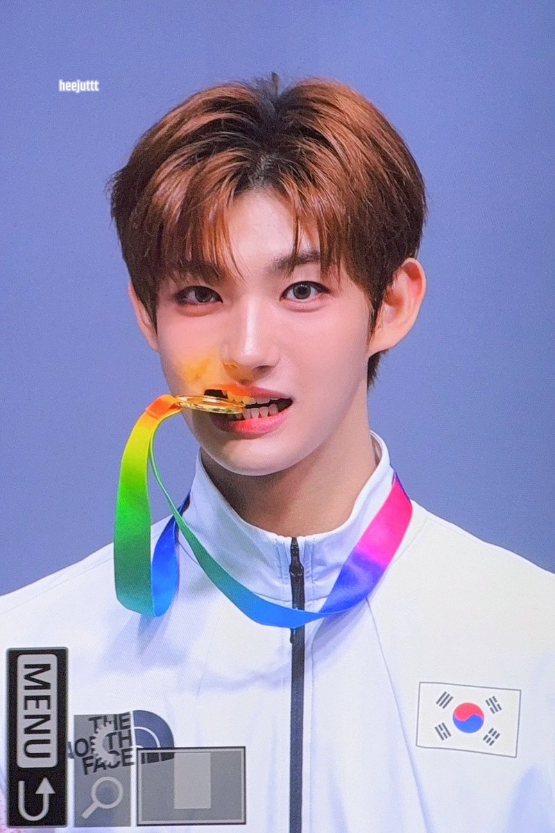 Kim Heeju from #idntt becomes a gold medalist at the LGBTQ+ Olympics.
