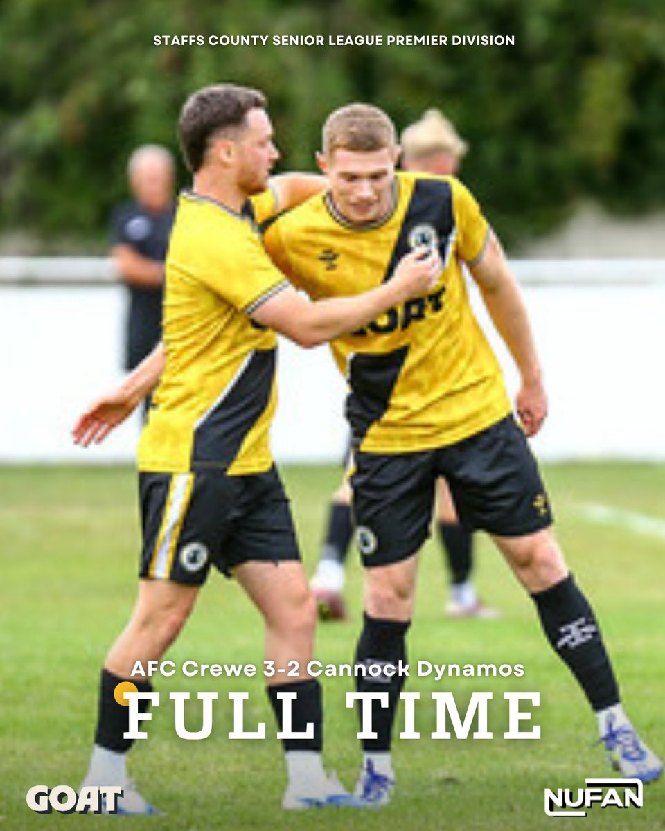 afc_crewe's tweet photo. A last gasp winner in a whirlwind of a game sees us take all three points!

⚽  Harry Baggaley
⚽ ⚽  Jord Erdmann

#oneafccrewe #scsl #grassrootsfootball https://t.co/aNpUV8HTPc
